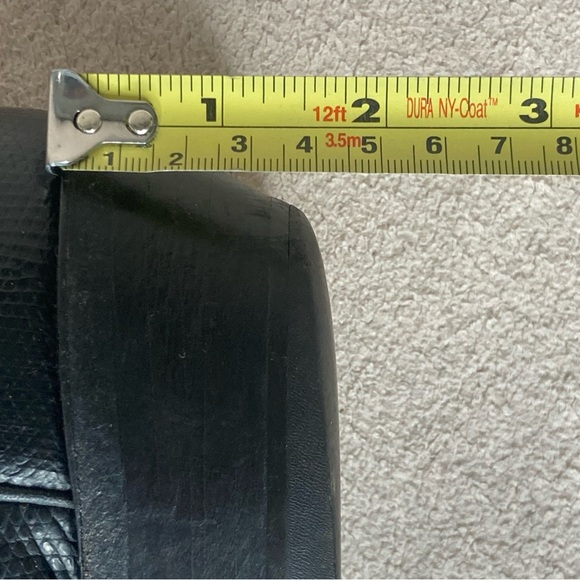 Justin Lizard Leather Western Cowgirl Boots-Women’s 8-Black/White-Genuine-Exotic - Picture 9 of 9